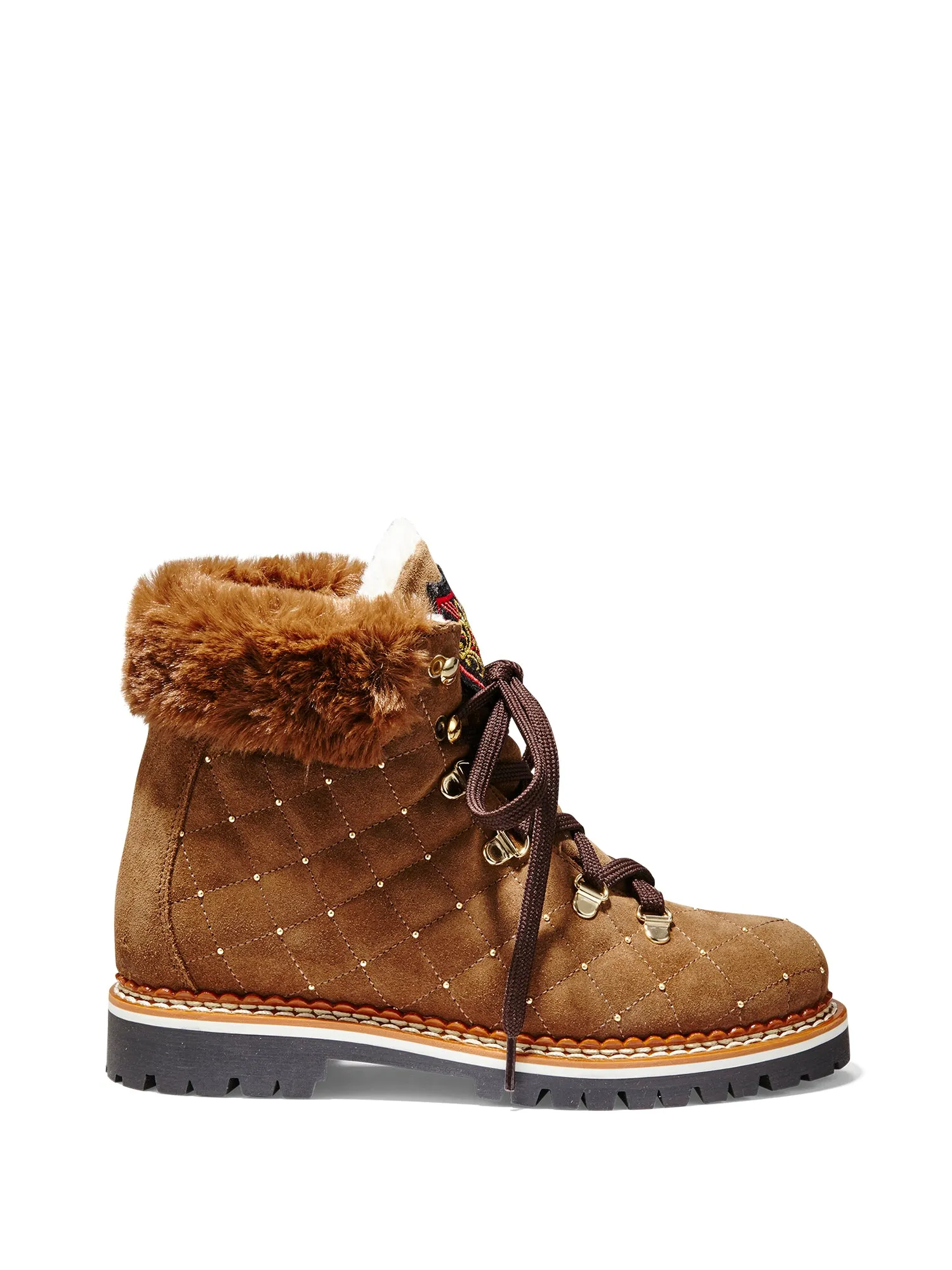 Colby Quilted Suede Hiker Boot