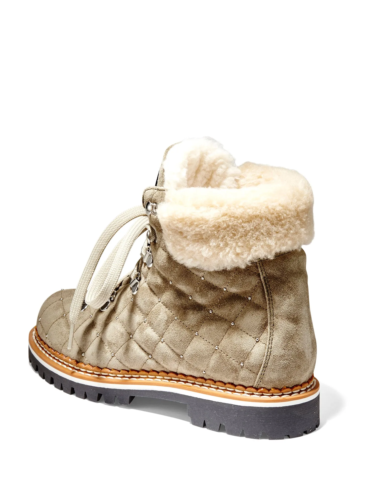 Colby Quilted Suede Hiker Boot