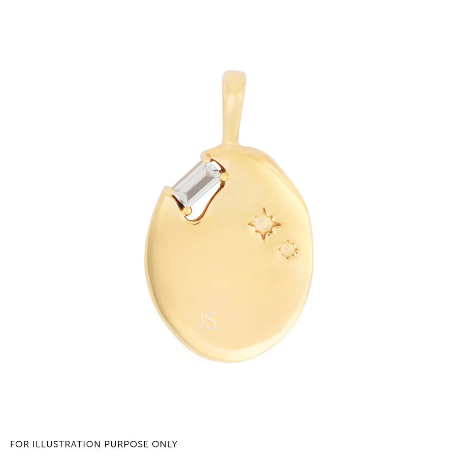 Count Your Blessings '1' 14K Gold Vermeil Pendant