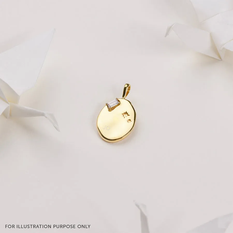 Count Your Blessings '1' 14K Gold Vermeil Pendant