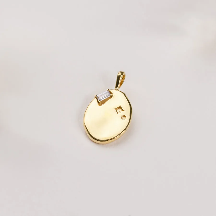 Count Your Blessings '1' 14K Gold Vermeil Pendant