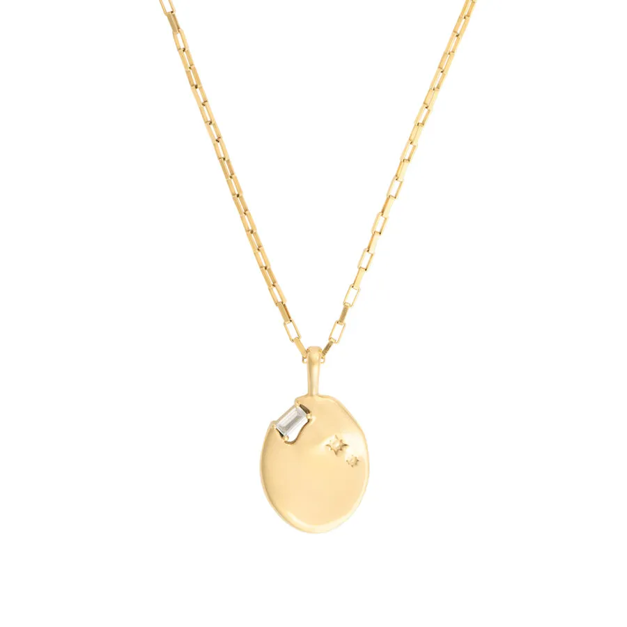 Count Your Blessings '1' 14K Gold Vermeil Pendant