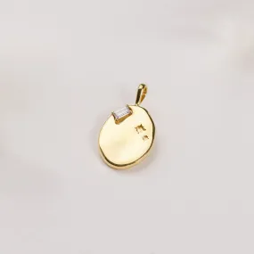 Count Your Blessings '1' 14K Gold Vermeil Pendant