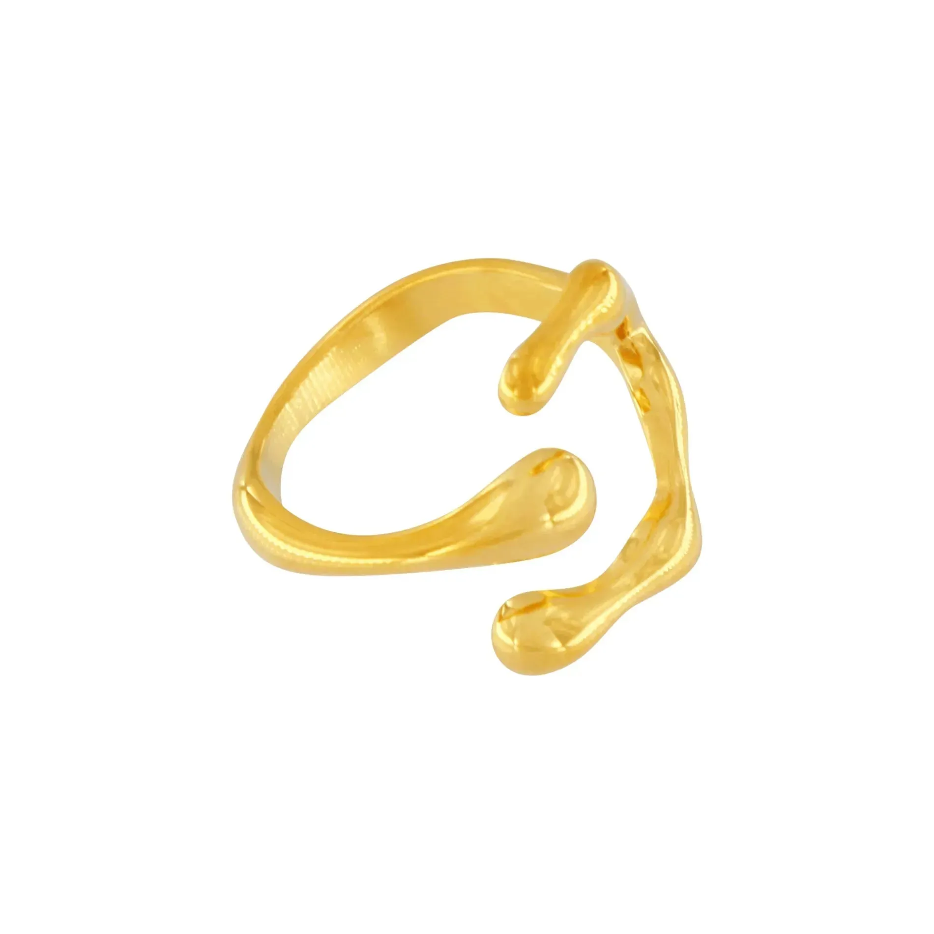 Courage Waterproof Lucky Ring 18K Gold Plating