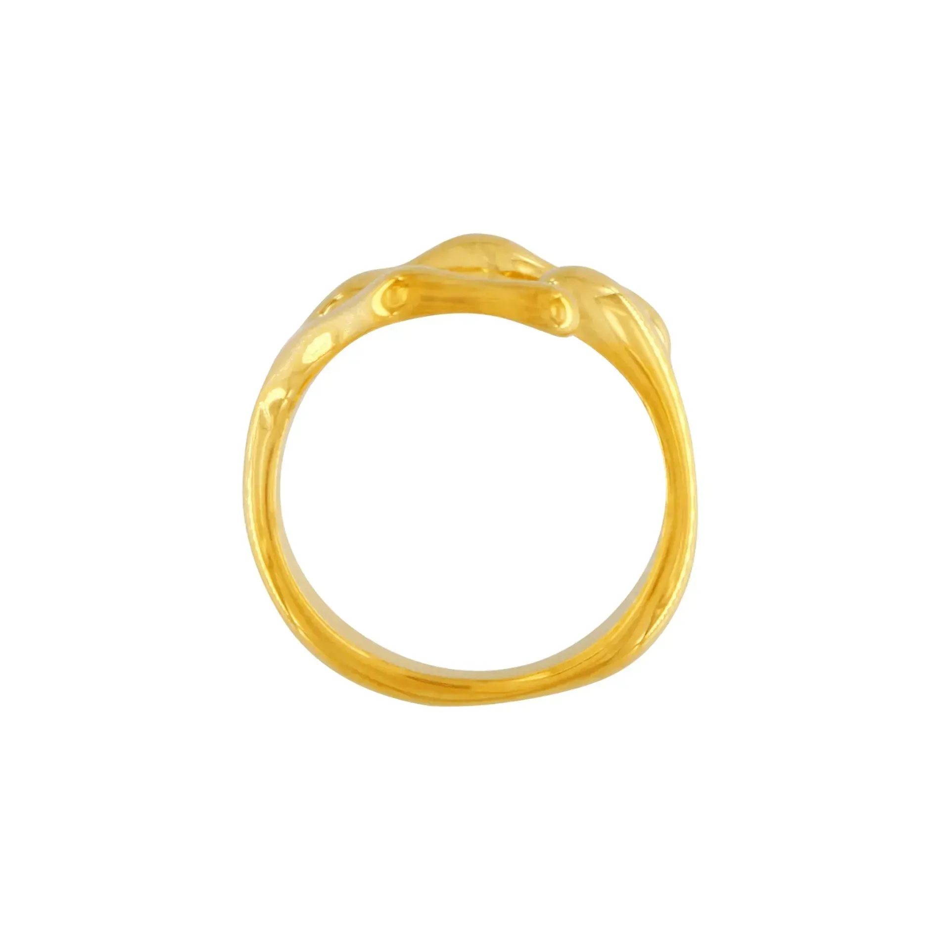 Courage Waterproof Lucky Ring 18K Gold Plating