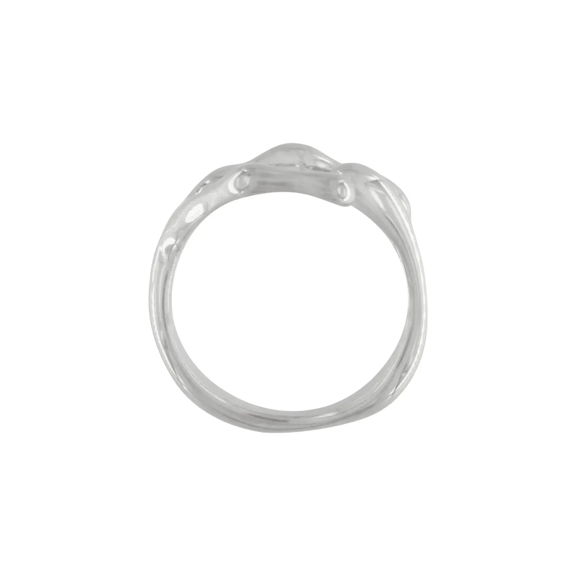 Courage Waterproof Lucky Ring Silver Plating