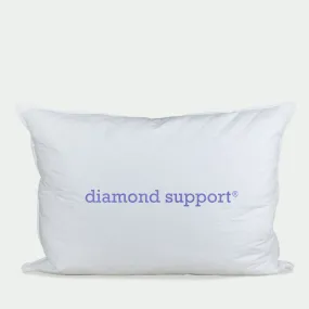 diamond support® down and feather pillow