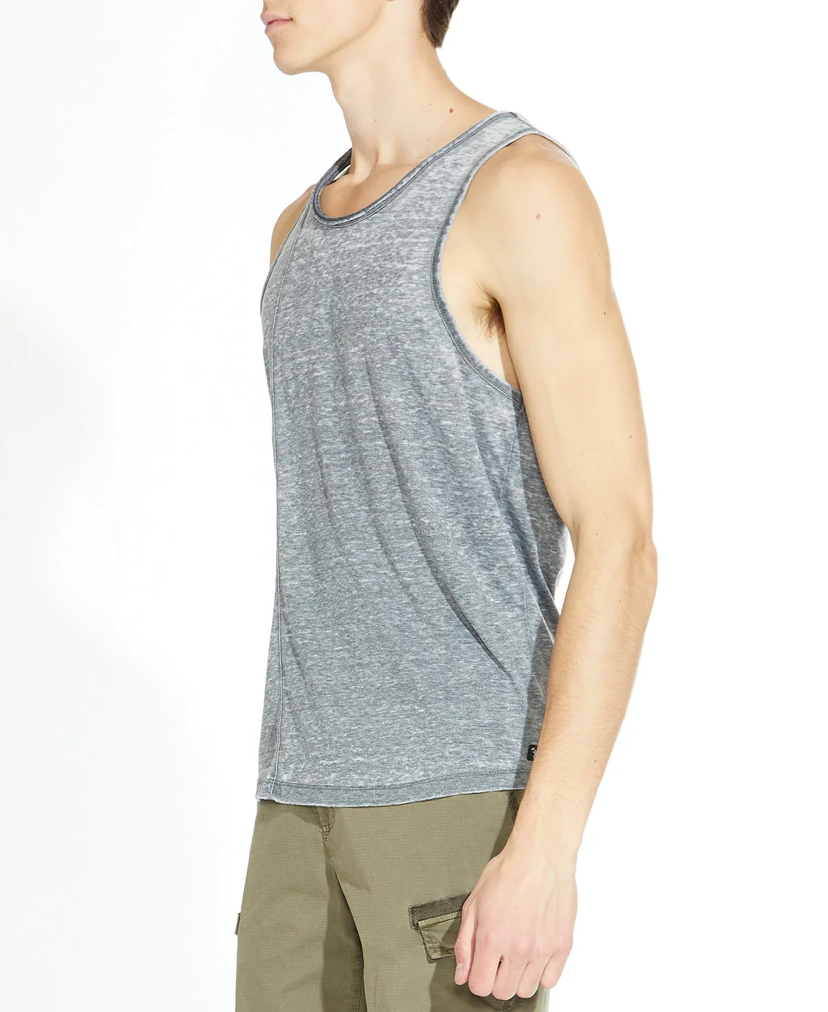 Down & Dirty Garment Burnout Tank (Black)