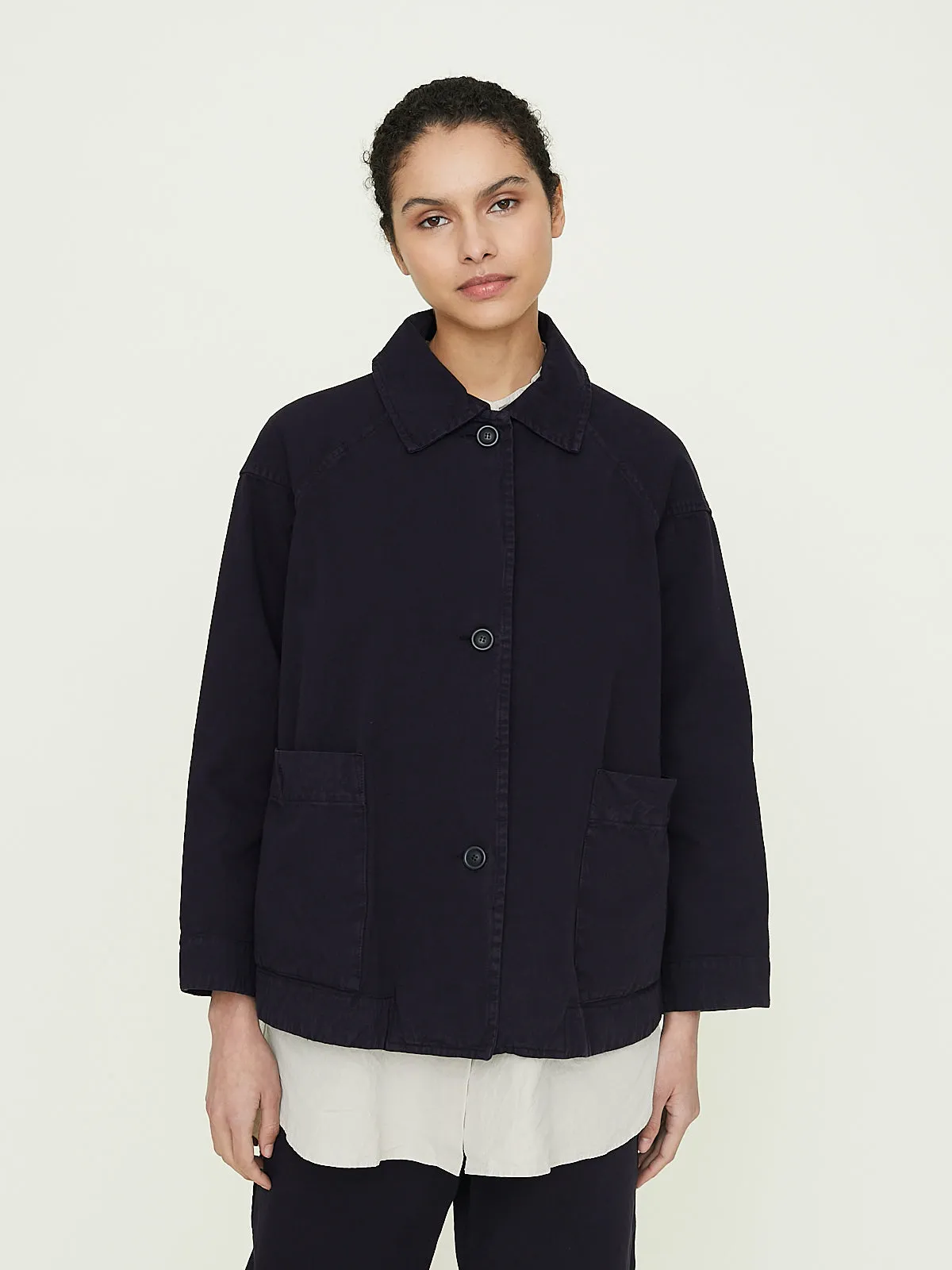 Dries Travail Jacket in Night