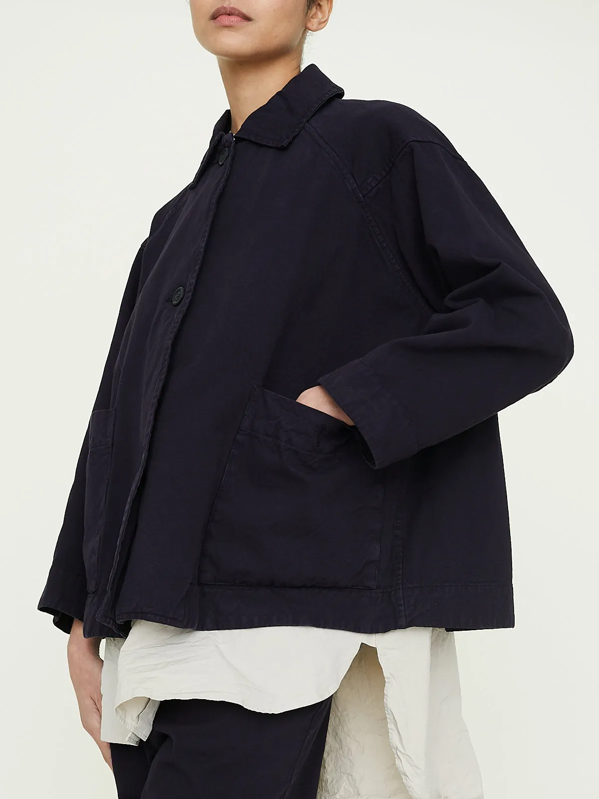 Dries Travail Jacket in Night