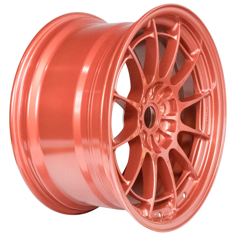 Enkei NT03 M 18x9.5 5x114.3 40mm Offset 72.6mm Bore Orange Wheel