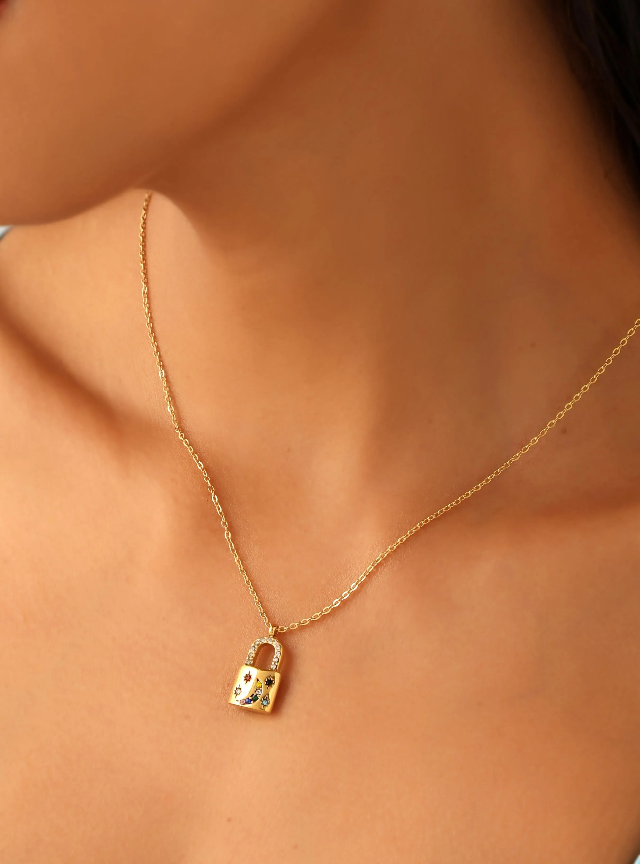 Everyday Lock Necklace