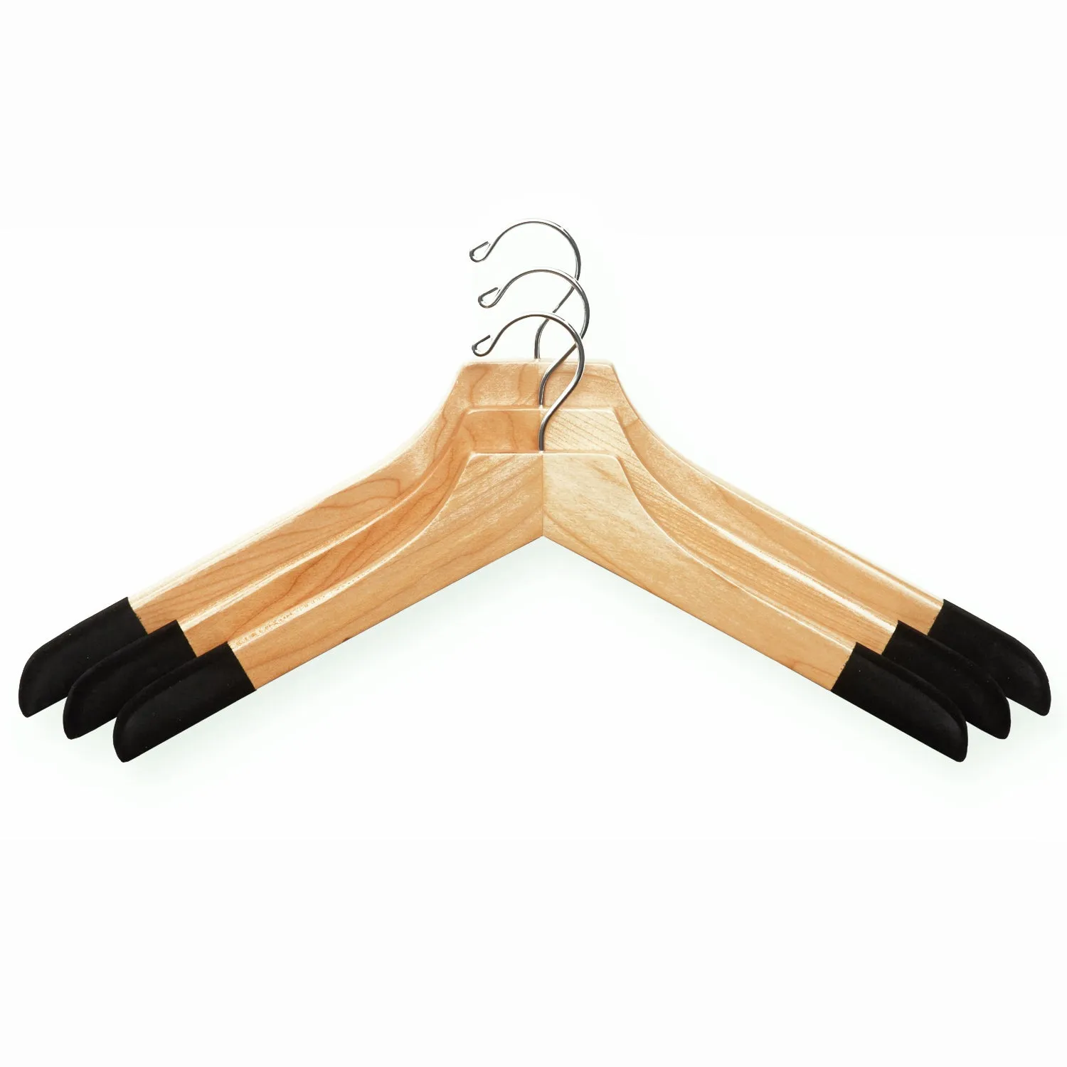 Extra-Large 21" Luxury Wooden Sweater and Polo Hanger