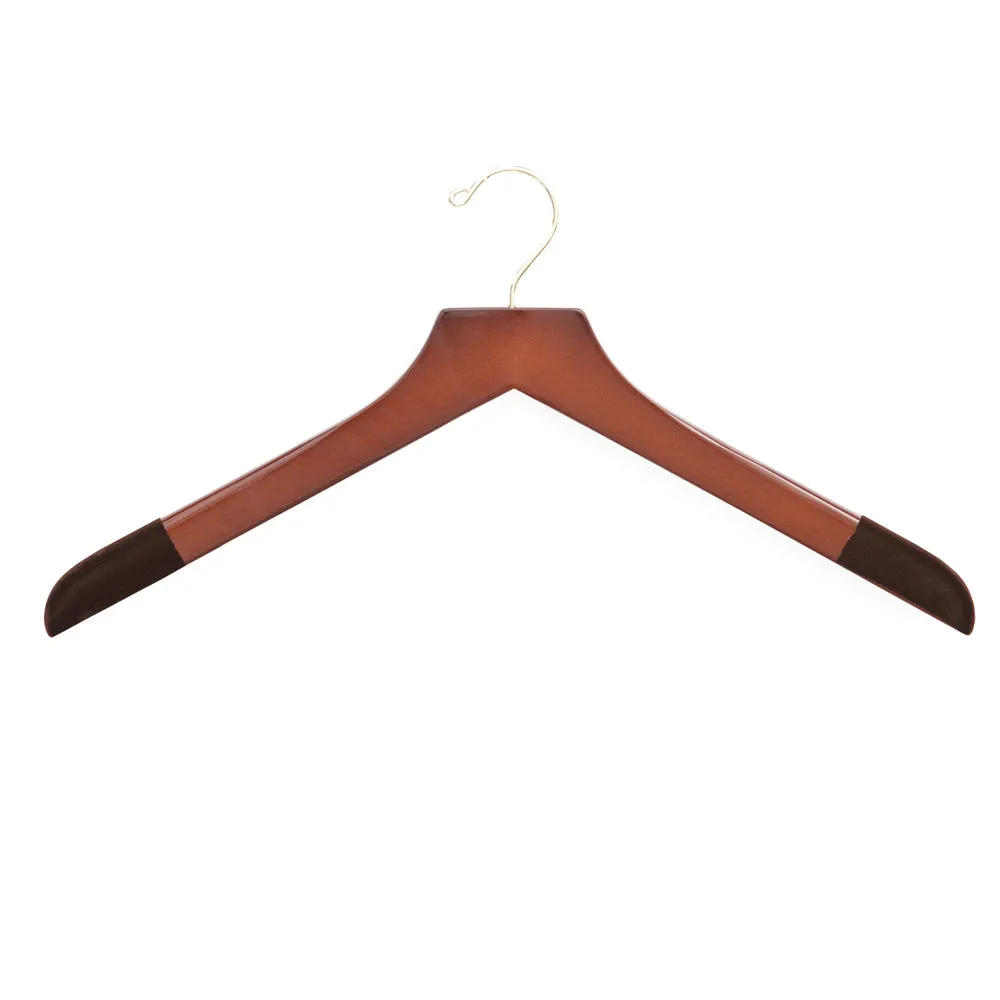 Extra-Large 21" Luxury Wooden Sweater and Polo Hanger