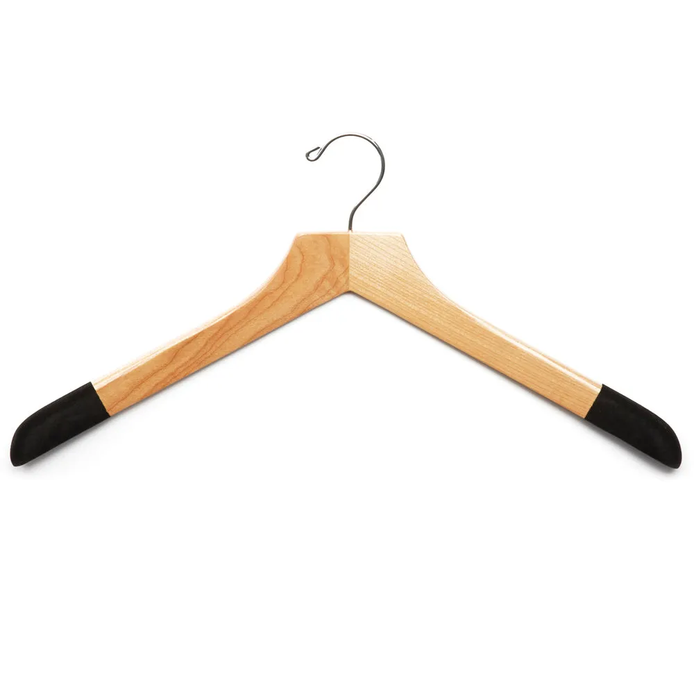 Extra-Large 21" Luxury Wooden Sweater and Polo Hanger