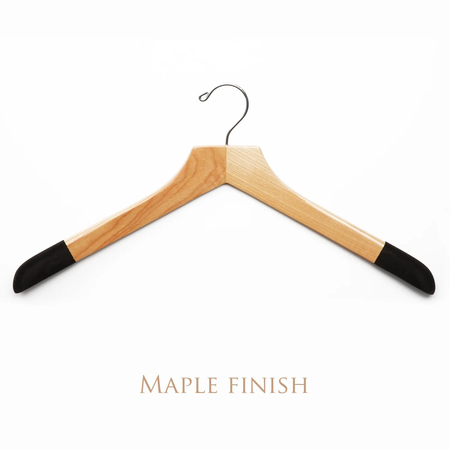 Extra-Large 21" Luxury Wooden Sweater and Polo Hanger