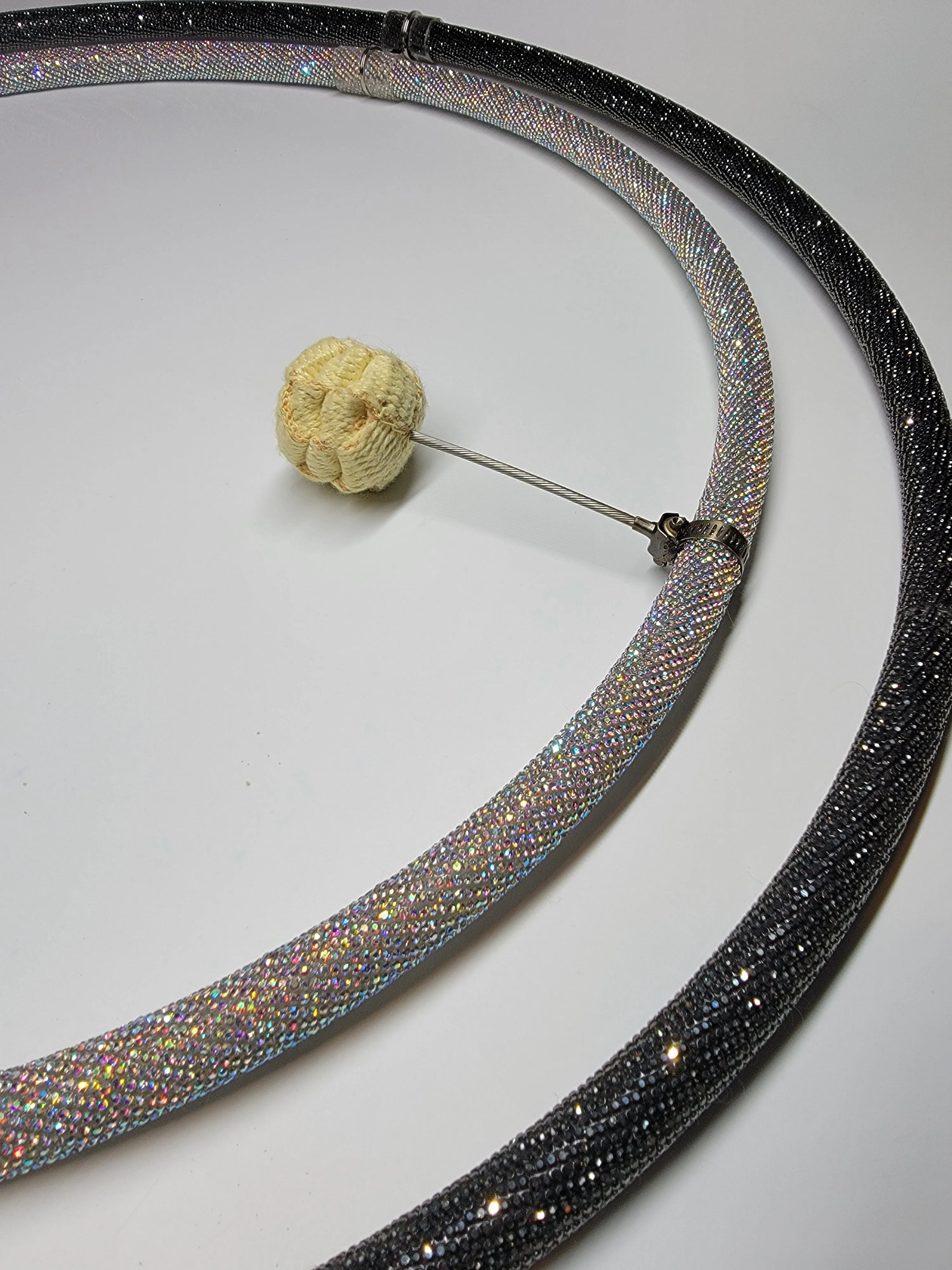 Fire Diamond Gyro Hoop