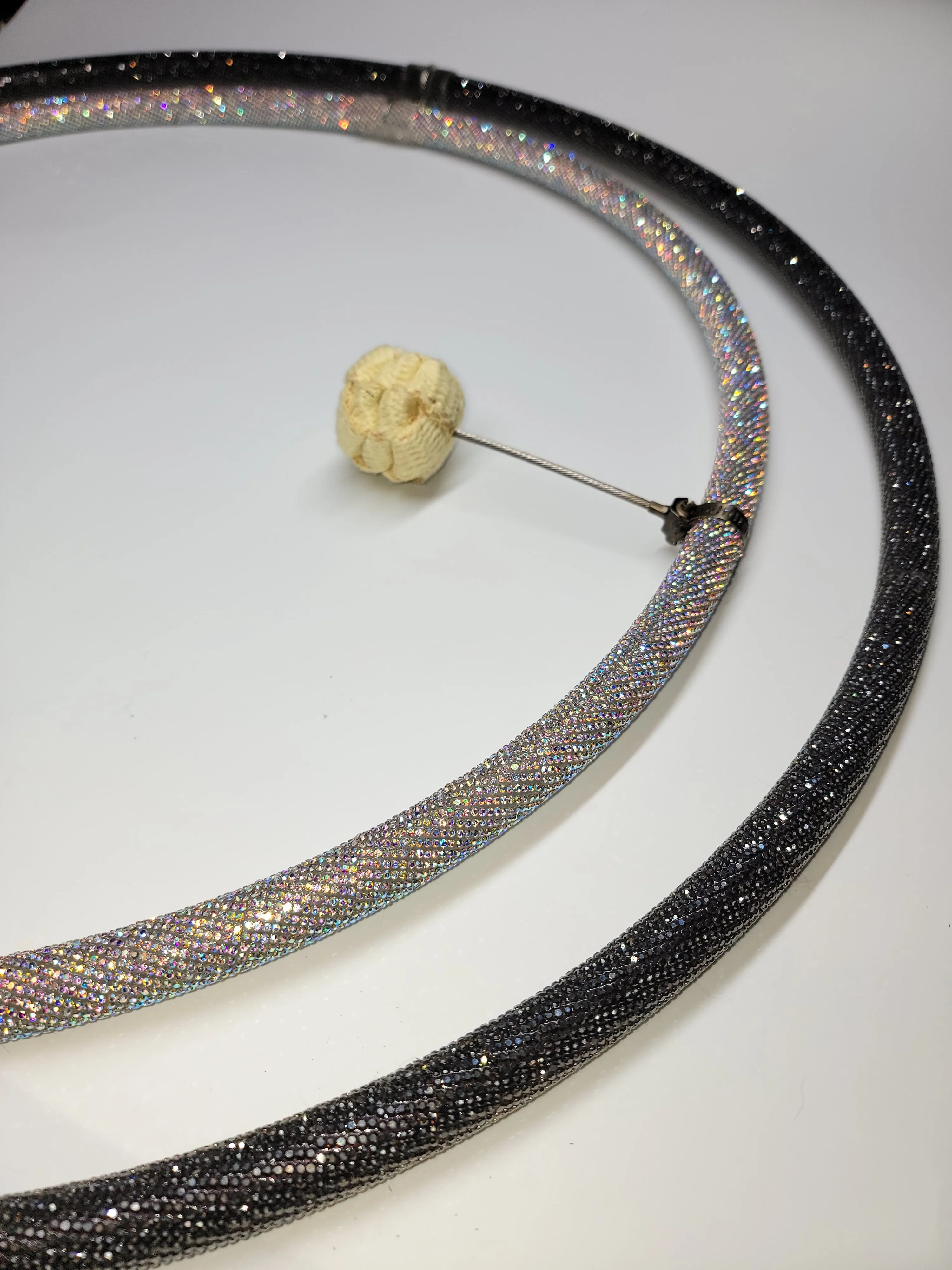 Fire Diamond Gyro Hoop