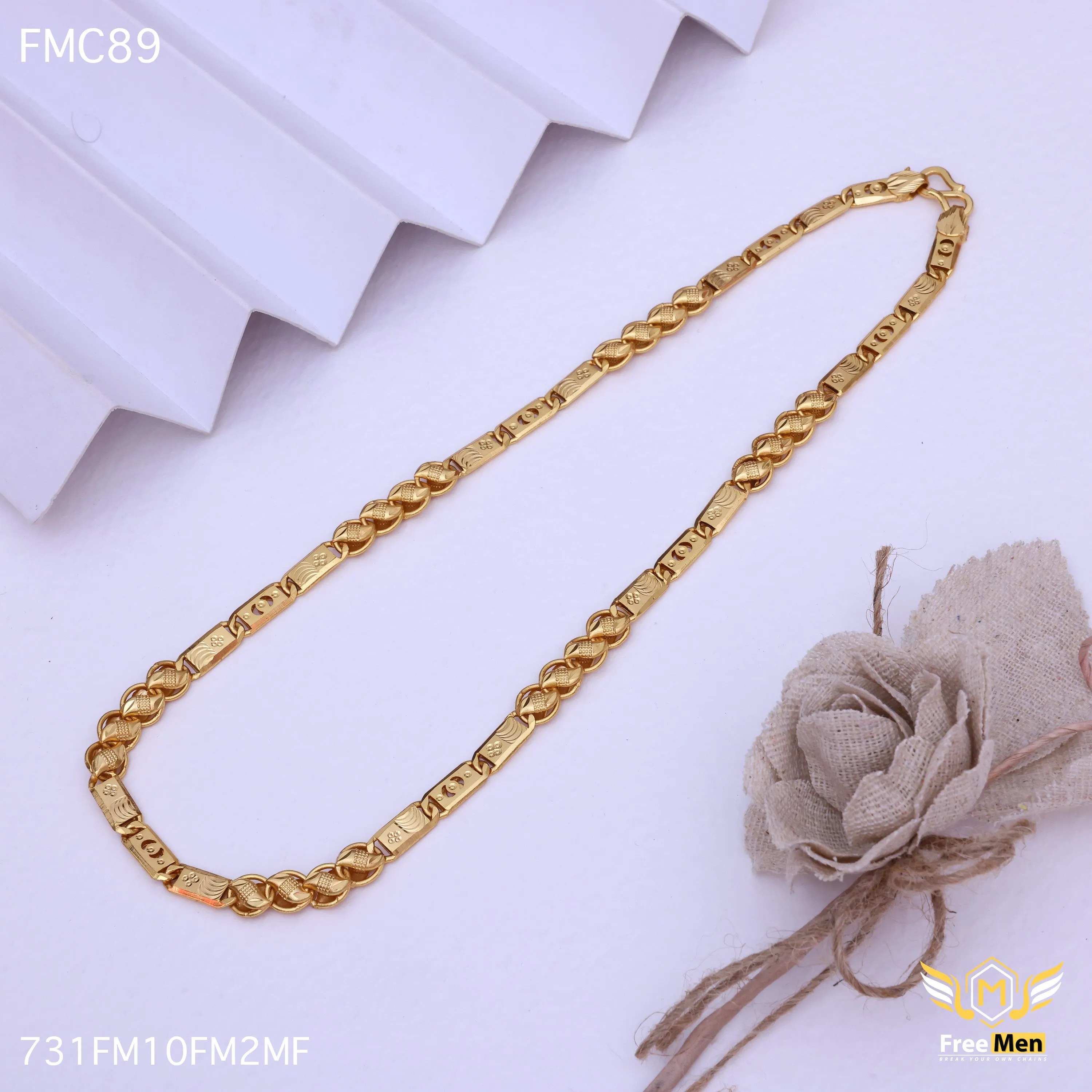 Freemen Gratifying Kohli Nawabi OBT Chain for Men - FMC89