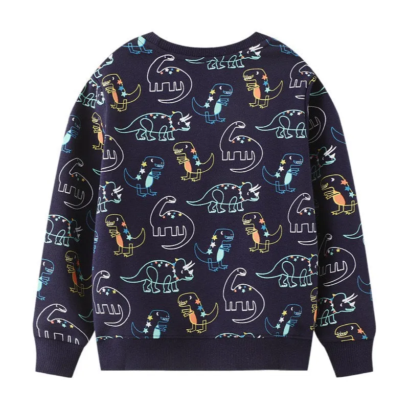 Full Sleeve Dino Boys Sweatshirt