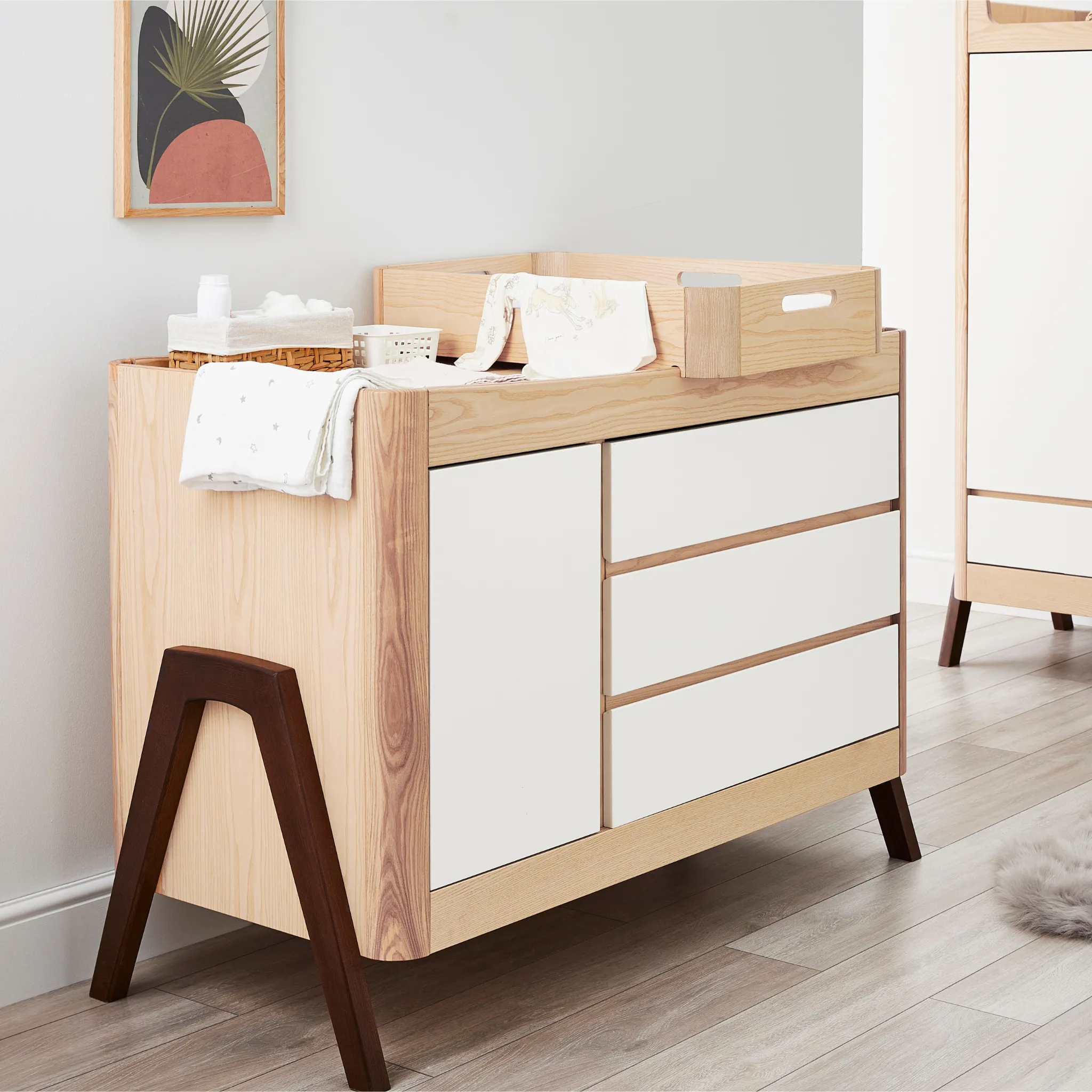 Gaia Baby | Hera Cot Bed, Dresser & Changer Bundle