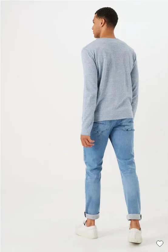 Garcia Light Weight Sweater, Dusty Blue