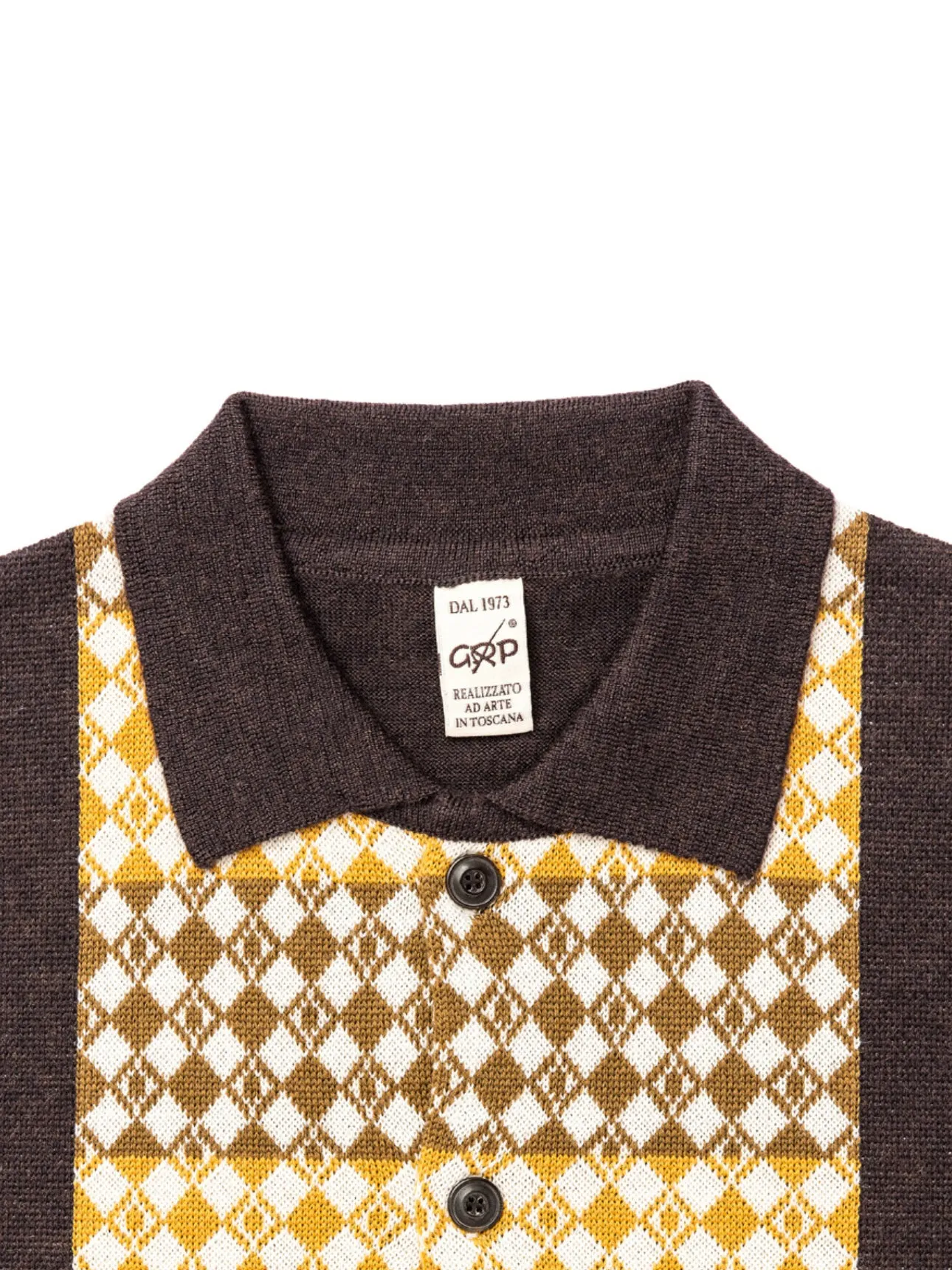 GRP, Open Polo J1, Brown Melange