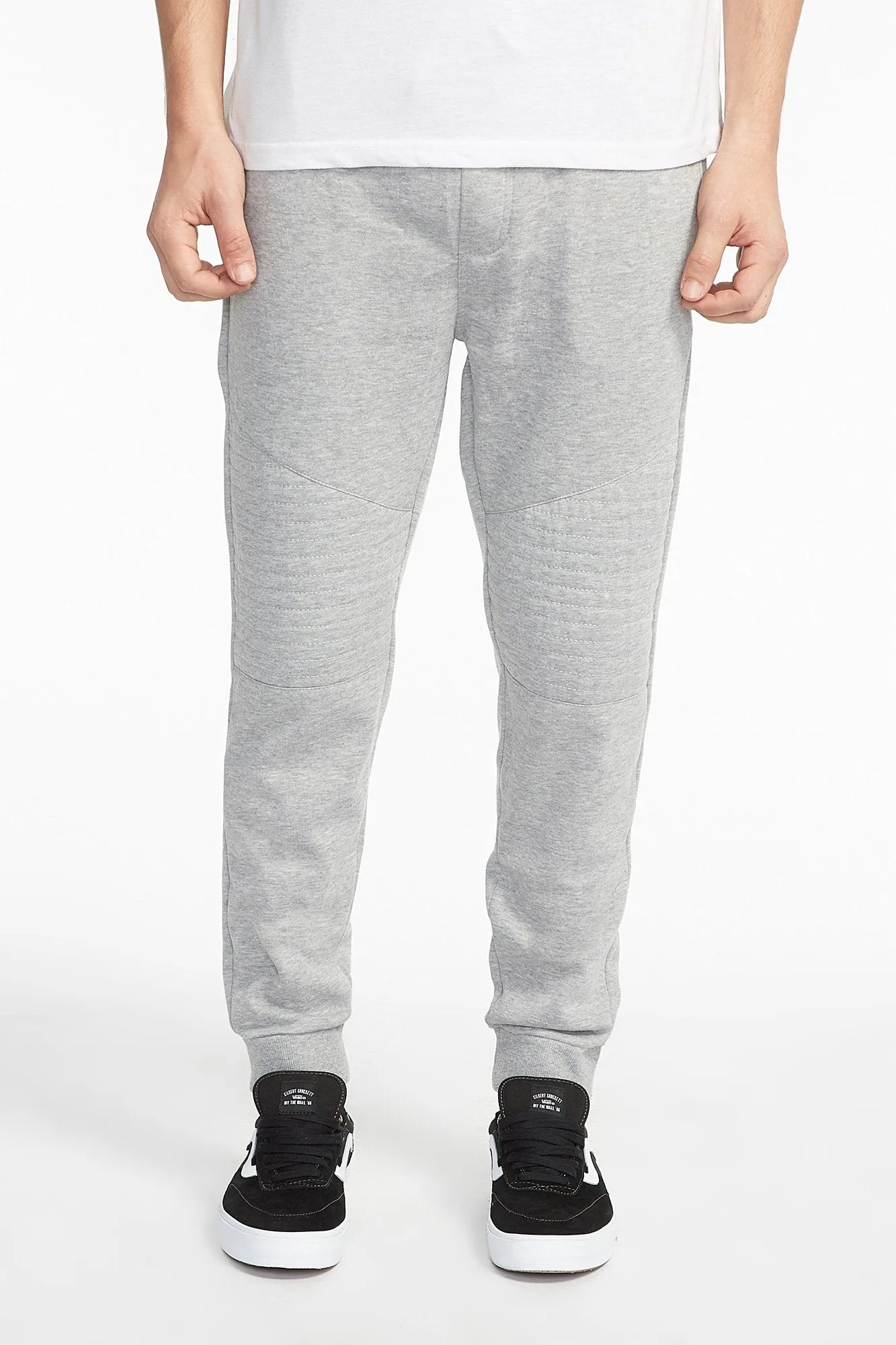 Guys Quilted Knee Moto Jogger