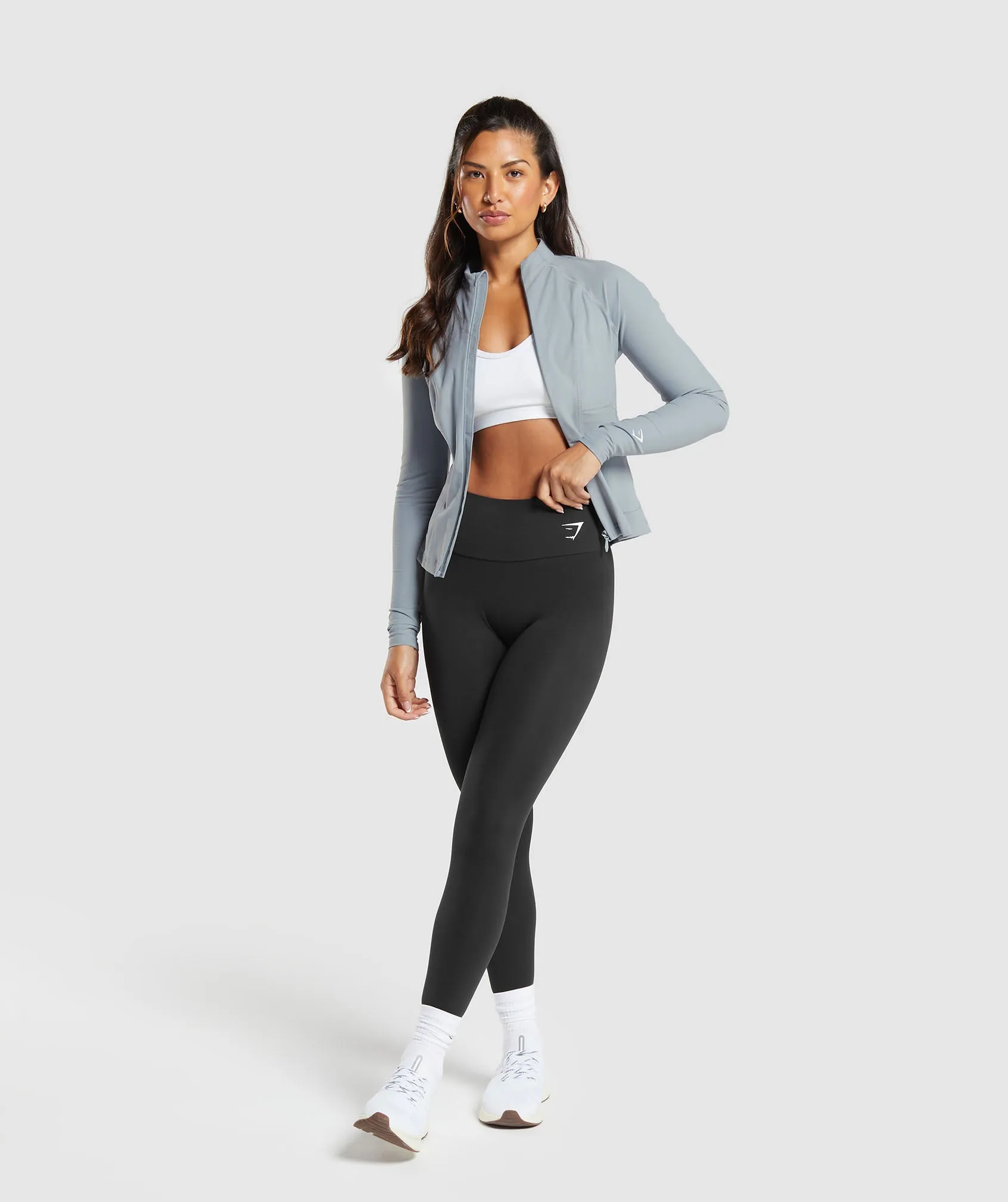 Gymshark Conditioning Full Zip Jacket - Denim Grey