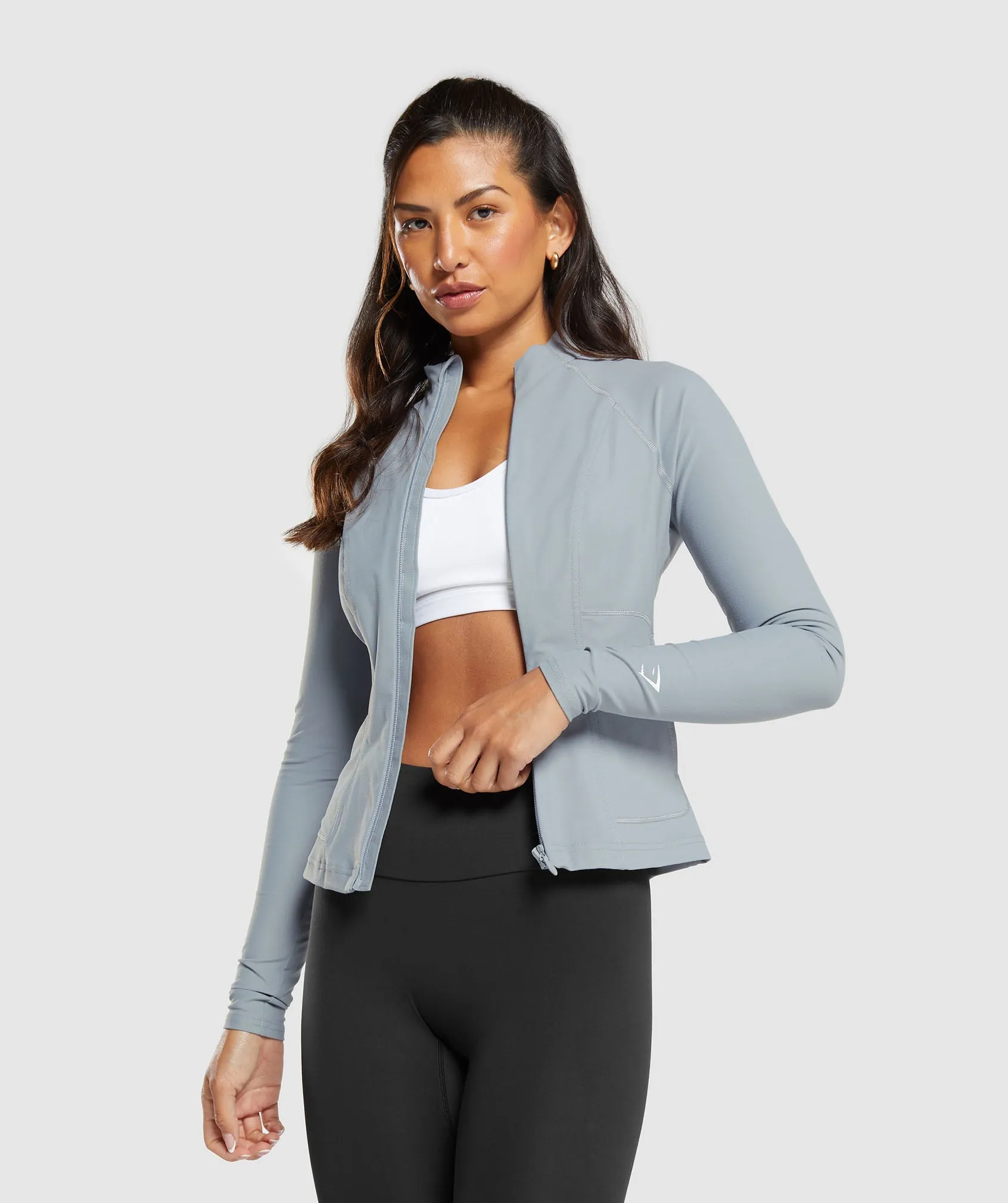 Gymshark Conditioning Full Zip Jacket - Denim Grey