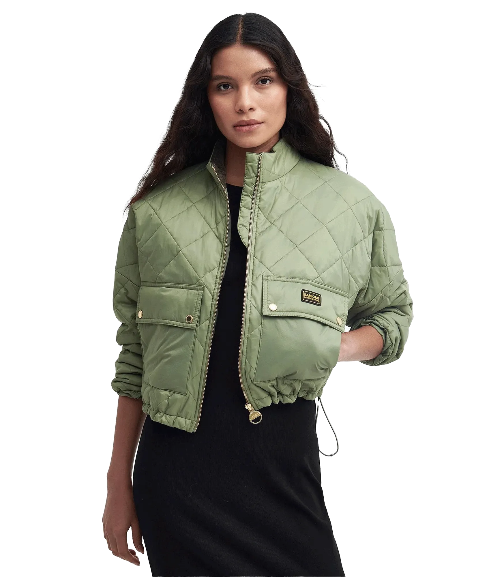 Hamilton Quilted Bomber Jacket - Green