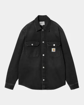 Harvey Shirt Jacket | Black (dark used wash)