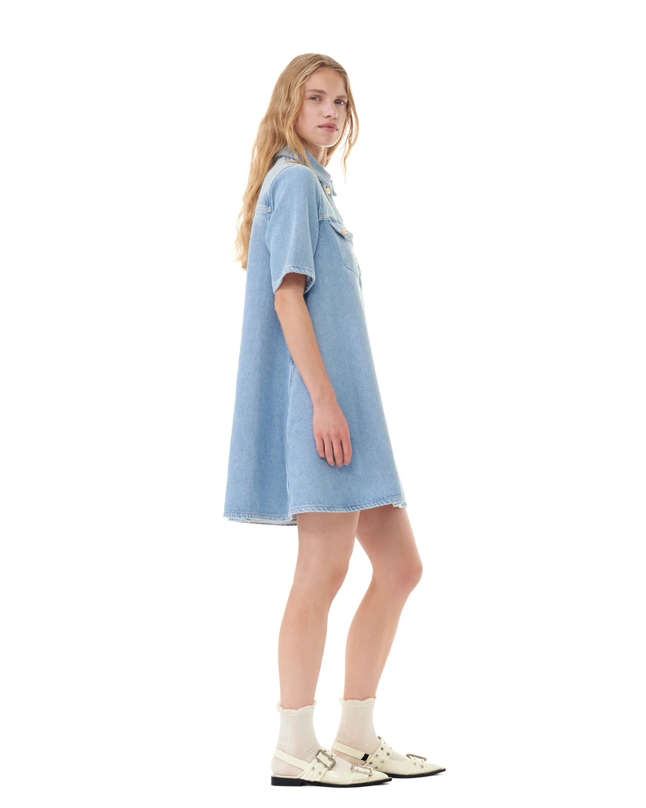 Heavy Denim Mini Dress