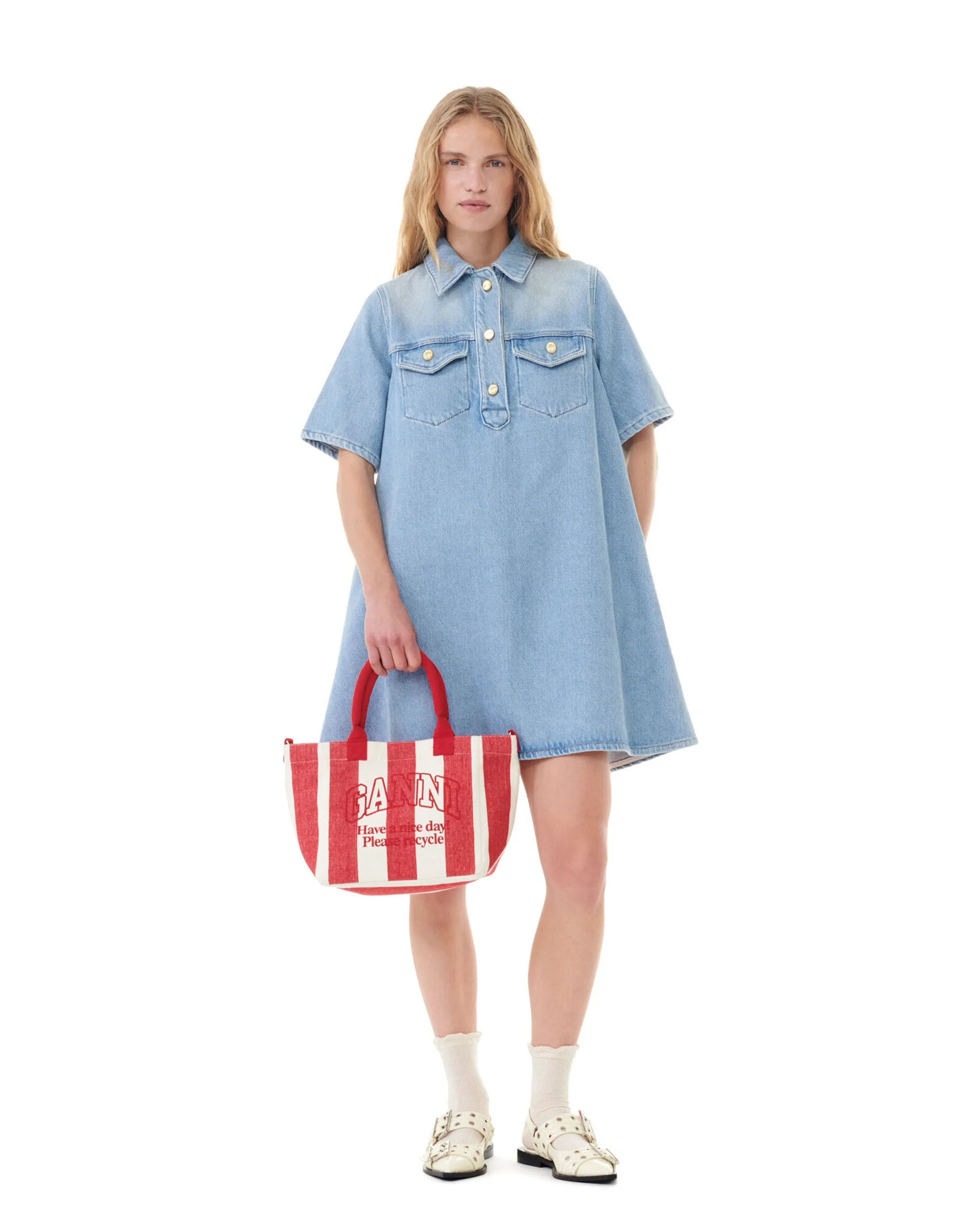 Heavy Denim Mini Dress