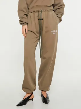 Heavy Fleece Sweatpants in Military