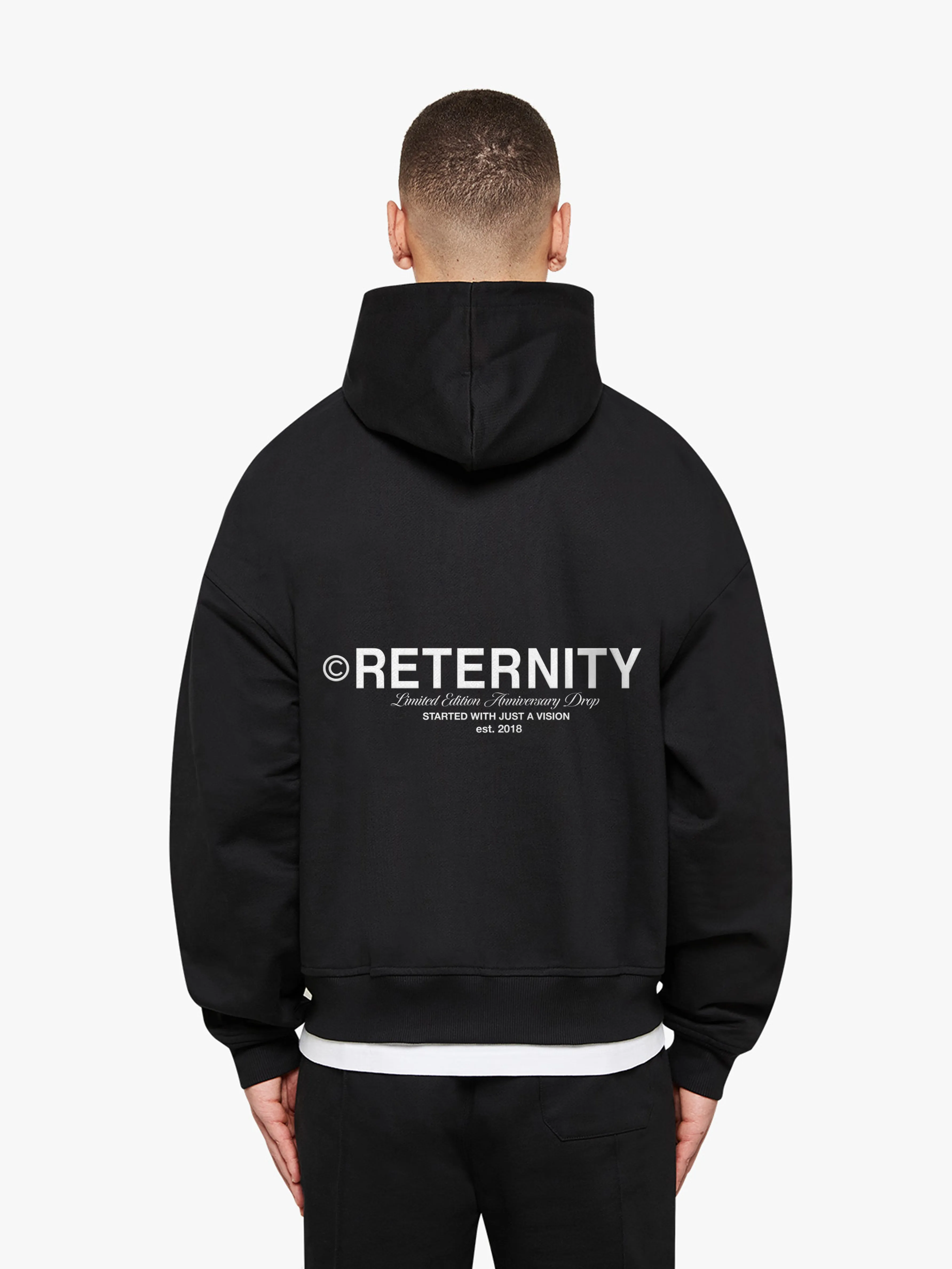 HOODIE ‘ANNIVERSARY’ - BLACK