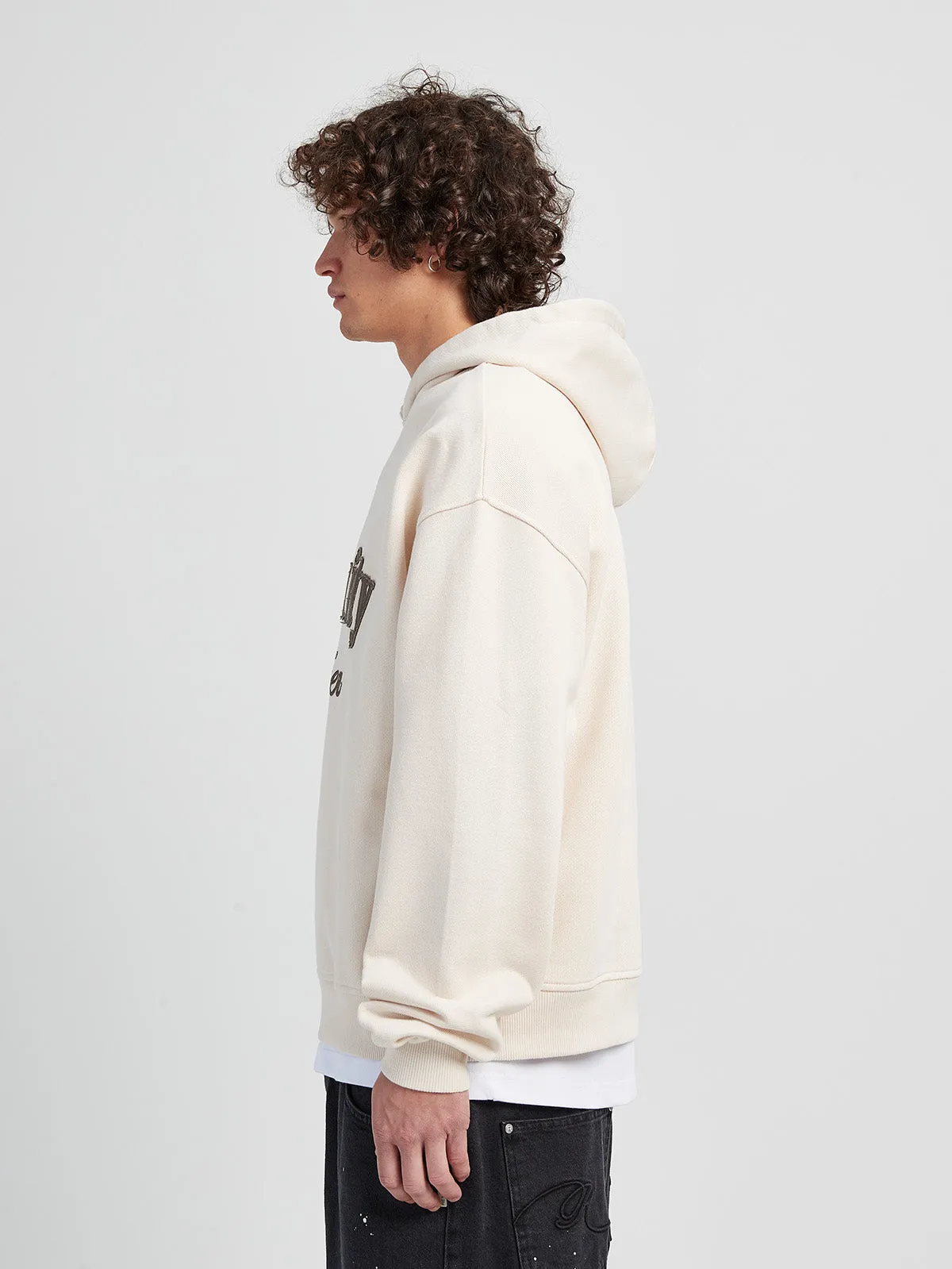 HOODIE ‘RETERNITY ATELIER’ - CREAM