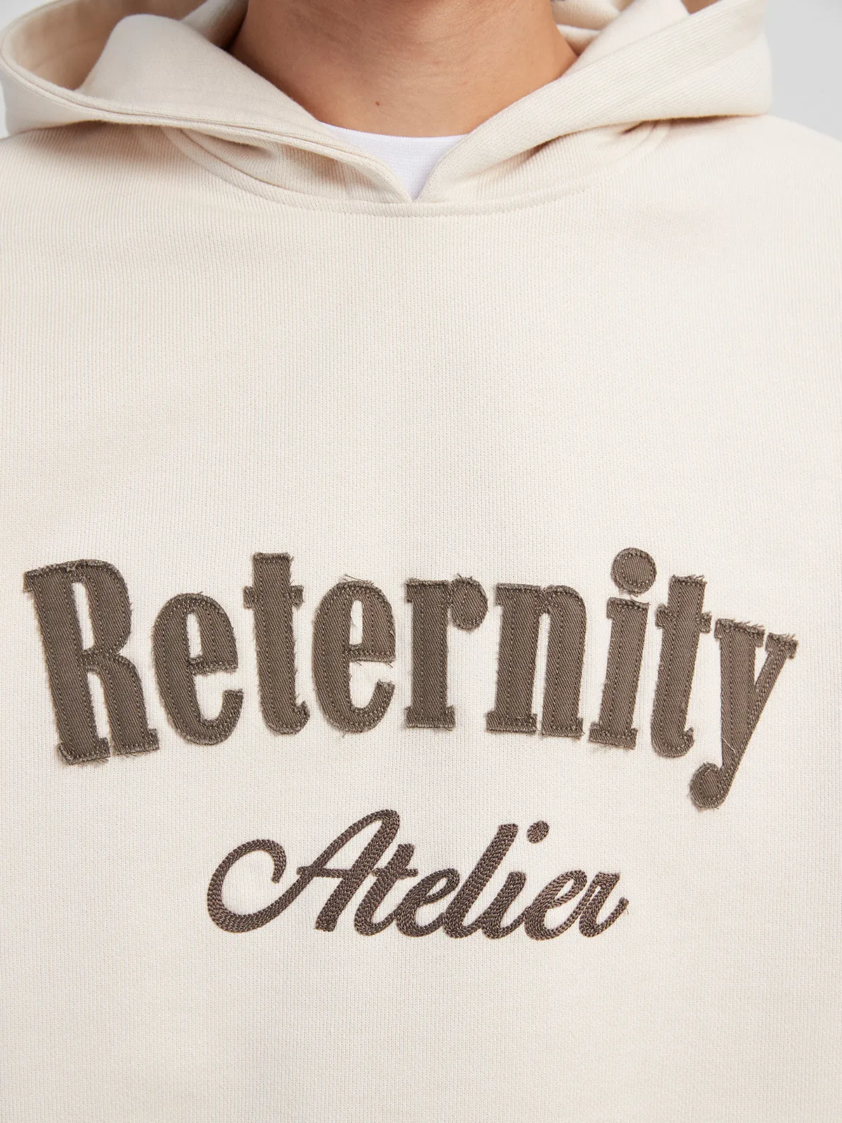 HOODIE ‘RETERNITY ATELIER’ - CREAM