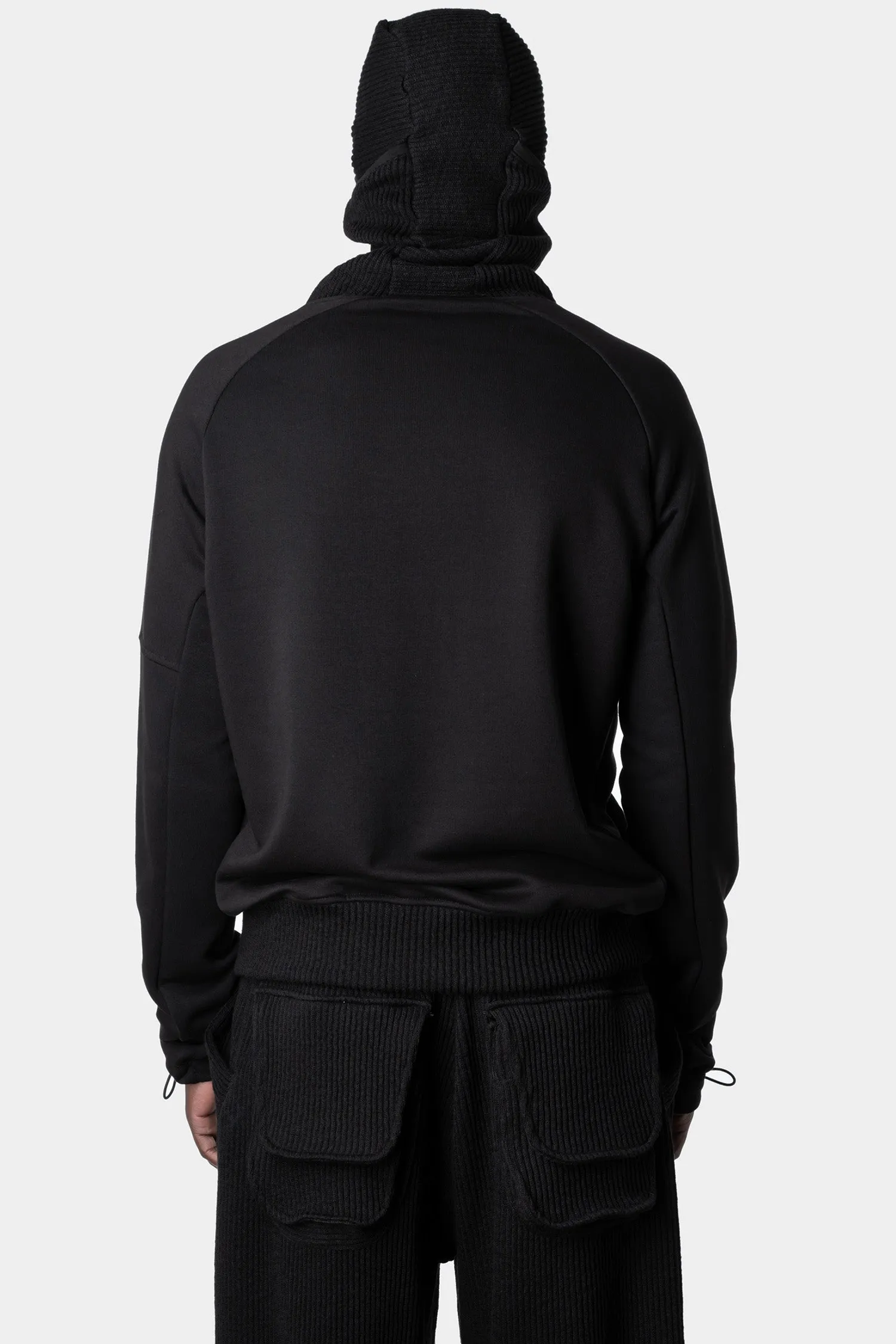 Hybrid balaclava hood sweater