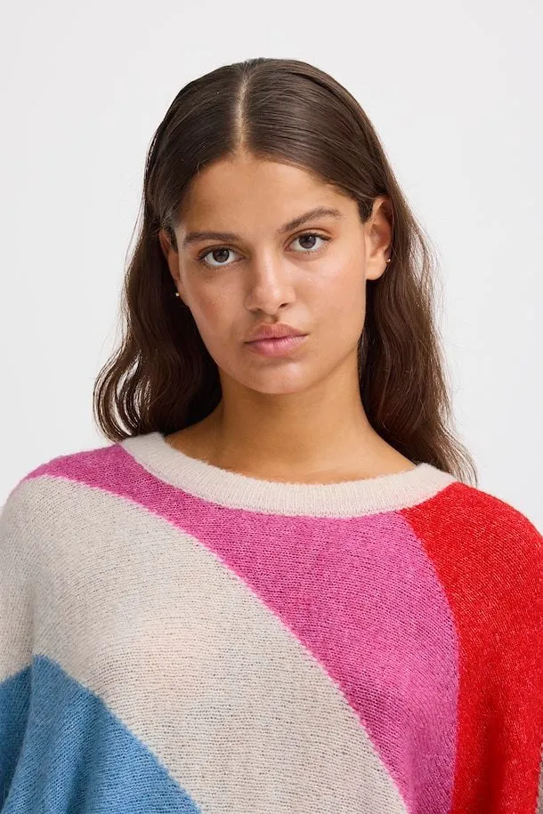 ICHI Kamara Multi Colour Pullover