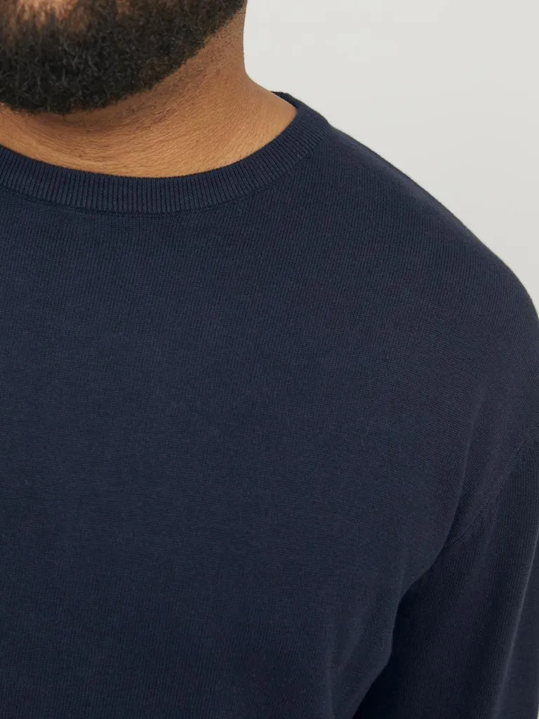 Jack & Jones Classic Crew Neck Navy Knit Navy