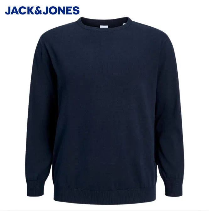 Jack & Jones Classic Crew Neck Navy Knit Navy