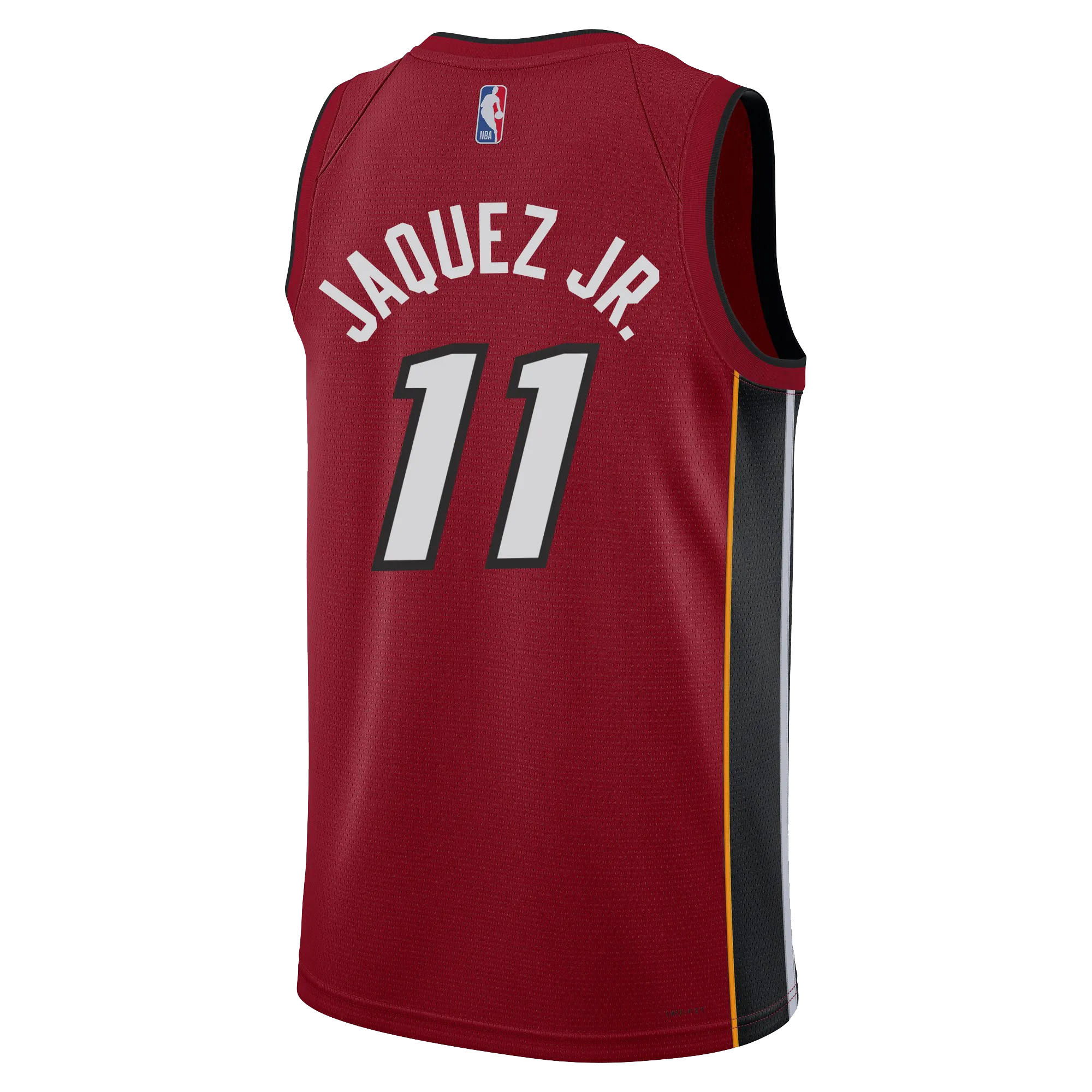 Jaime Jaquez Jr. Nike Jordan Brand Miami HEAT Statement Red Youth Swingman Jersey