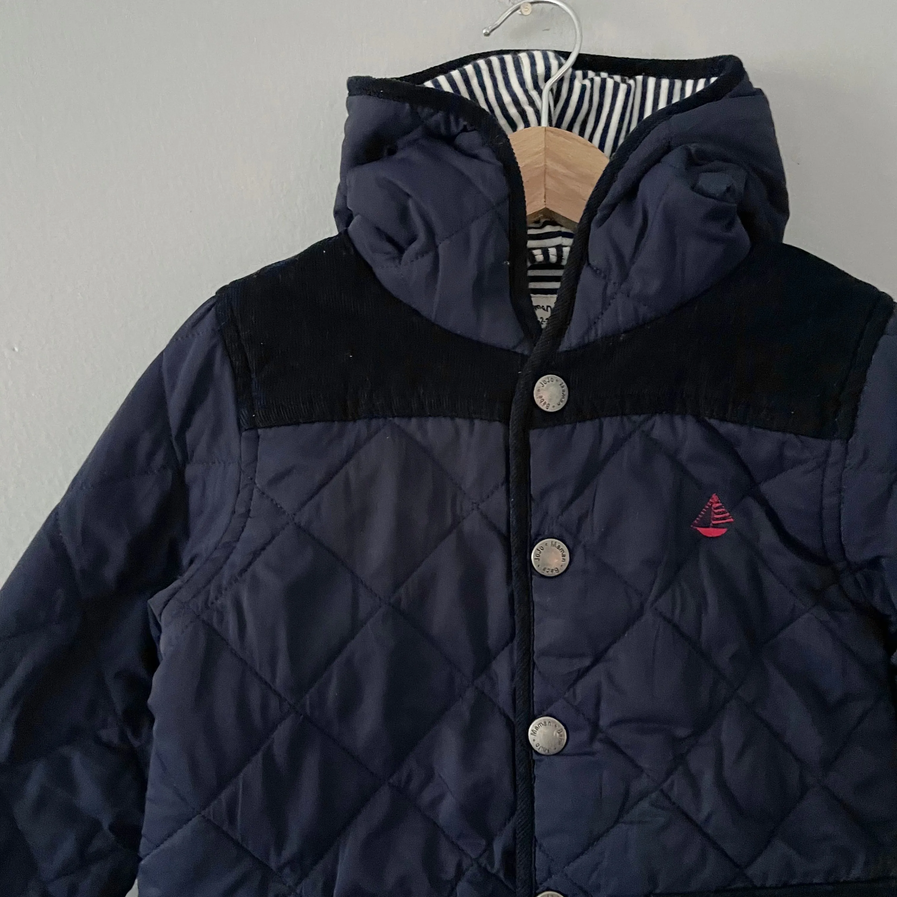 Jojo Maman Bebe / Quilted jacket / 2-3Y