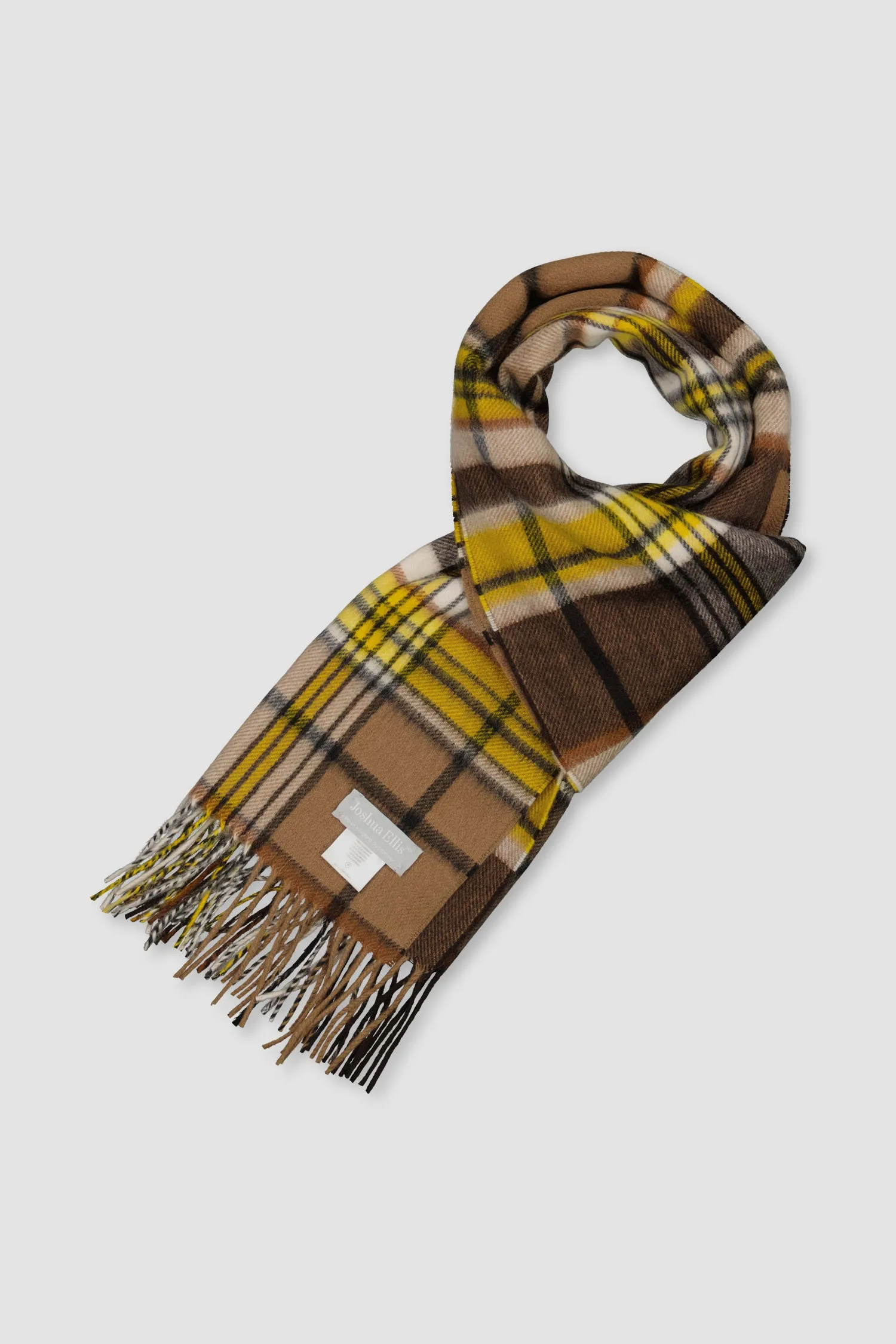 Joshua Ellis Brown Tweed Scarf