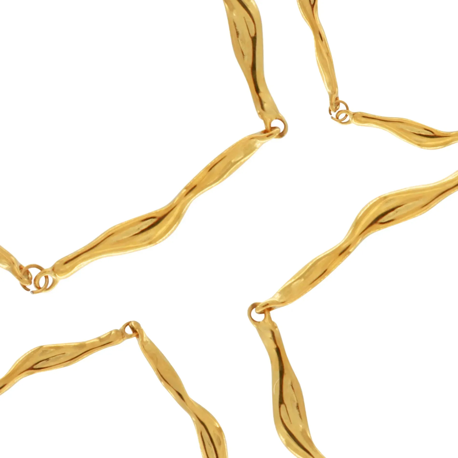 Joy Waterproof Organic Link Bracelet 18K Gold Plating