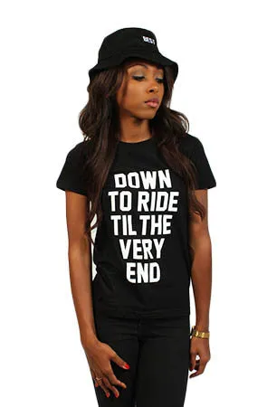 LAST CALL - Breezy Excursion X Adapt :: Down To Ride (Bonnie) (Women's Black Tee)