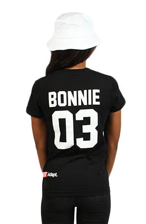 LAST CALL - Breezy Excursion X Adapt :: Down To Ride (Bonnie) (Women's Black Tee)