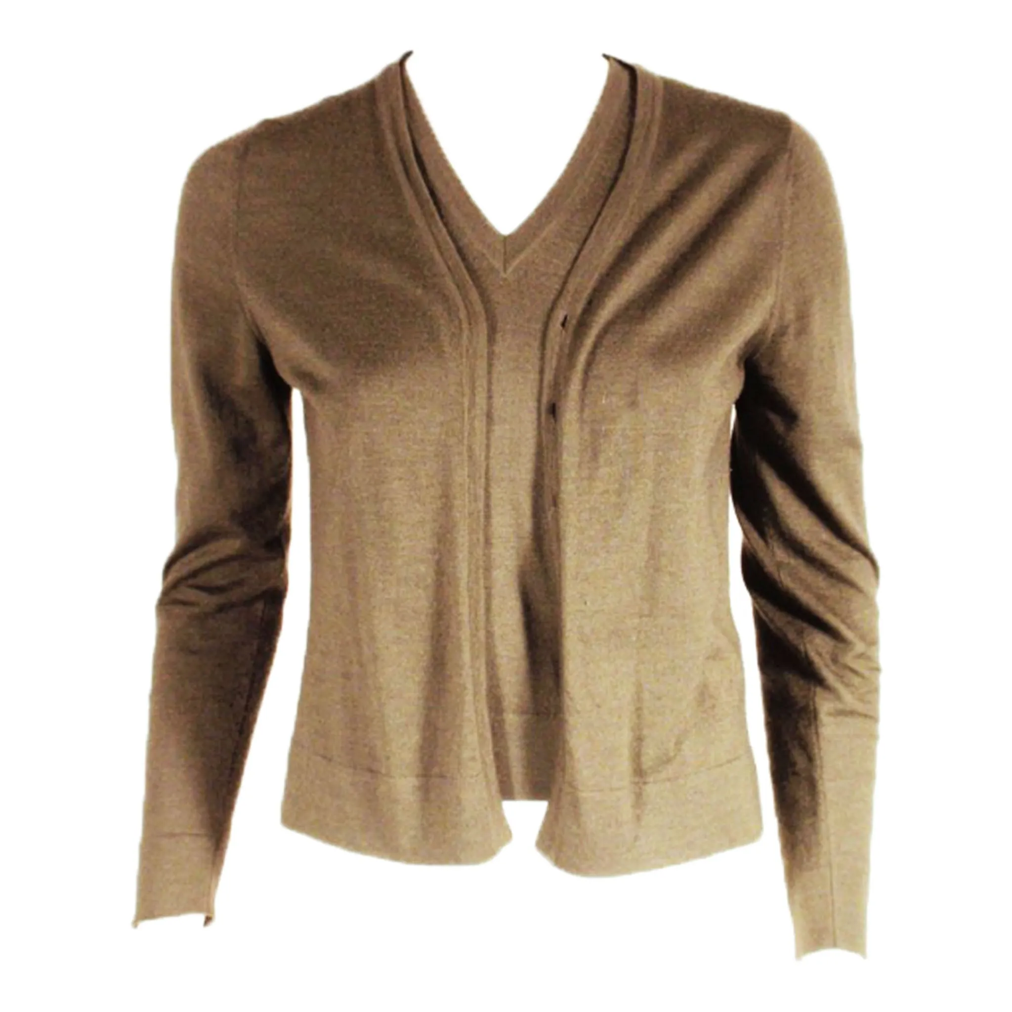 MARLOWE 2 pc Dark Gray Tank and Cashmere Cardigan