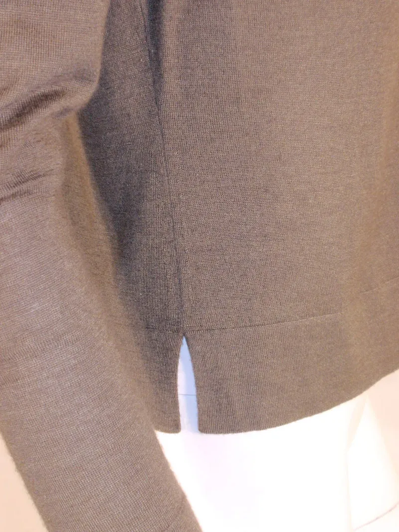 MARLOWE 2 pc Dark Gray Tank and Cashmere Cardigan